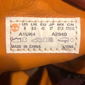 timberland 40 below cherry